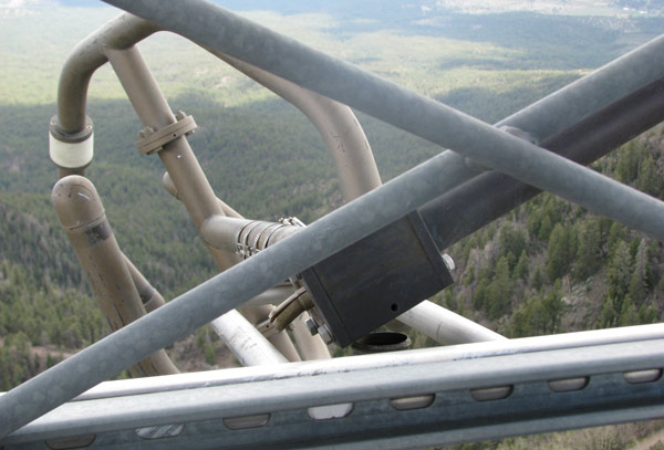 Damaged Main Site Antenna